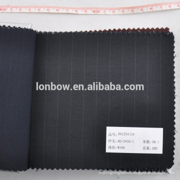 for men's suiting 100% wool fabric with BOTTOM PRICE